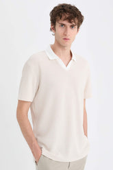 Regular Fit Polo Neck Short Sleeve T-Shirt