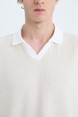 Regular Fit Polo Neck Short Sleeve T-Shirt