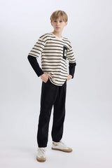 Boy Gabardine Joggers