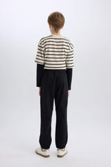 Boy Gabardine Joggers