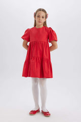 Regular Fit Cotton Woven Dress