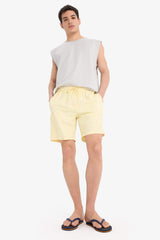 Regular Fit Mesh Lined Short Length Swim Shorts