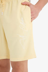 Regular Fit Mesh Lined Short Length Swim Shorts