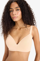 Padded Micro Plus Size Bra-Fall in Love