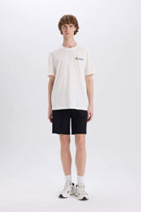 100% Cotton Slim Fit Slim Cut Skinny Leg Pocket Basic Plain Shorts