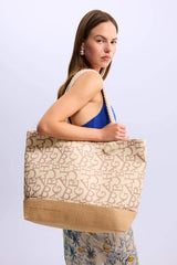 Women's Straw Beach Bag