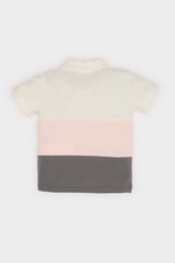 Pike Short Sleeve Polo T-Shirt with Baby Baby Color Block