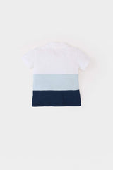 Pike Short Sleeve Polo T-Shirt with Baby Baby Color Block