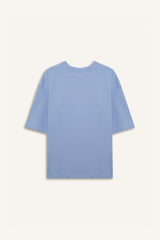 Oversize Fit Crew Neck Basic Jersey T-Shirt