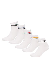 Men 5-Pack Cotton Ankle Socks