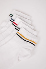 Men 5-Pack Cotton Ankle Socks