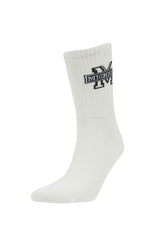 Men's Printed 3-Pack Cotton Long Socks