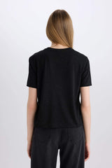 Relax Fit Crew Neck Short Sleeve T-Shirt