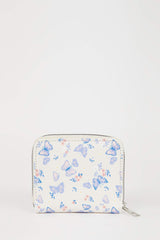 Women's Butterfly Printed Faux Leather Wallet