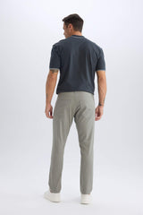 Slim Fit Fit Fit Narrow Leg Chino Canvas Pants