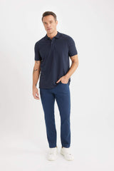 Slim Fit Fit Fit Narrow Leg Chino Canvas Pants