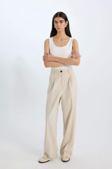 Slim Fit Basic Square Collar Sleeveless Tank Top