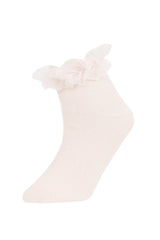 Girls 3-Pack Cotton Bootie School Socks