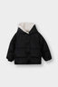 Baby Girl Windproof Water Repellent Hooded Faux Fur Lined Zippered Puffer Coat