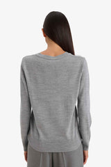 Relax Fit V-Neck Knit Sweater
