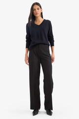 Relax Fit V-Neck Knit Sweater