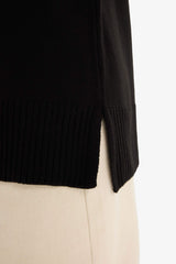 Regular Fit Crew Neck Basic Plain Knitwear Sweater Tunic