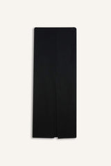 High Waist Ribbed Camisole Basic Maxi Black Pencil Skirt