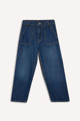 Boys Wide Leg Wide Leg Jean Trousers