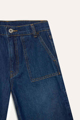 Boys Wide Leg Wide Leg Jean Trousers