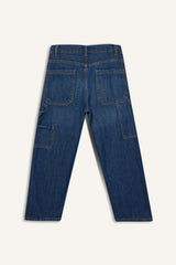 Boys Wide Leg Wide Leg Jean Trousers