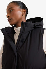 Water Repellent Regular Fit Hooded Sports Vest