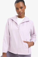 DeFactoFit Water Repellent Regular Fit Hooded Zippered Raincoat