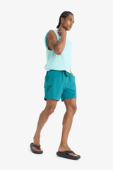 DeFactoFit Printed Flexible Texture Sports Swim Shorts