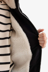 Girl's Plush Lined Zip-Up Jacket