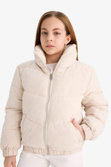 Girl's Plush Lined Zip-Up Jacket