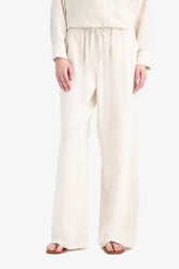 Wide Leg Double Pocket Striped Trousers