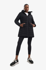 Water Repellent Regular Fit Hooded Puffer Parka Coat