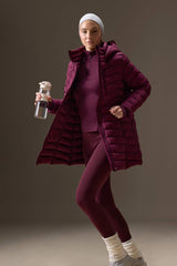 Water Repellent Regular Fit Hooded Puffer Parka Coat