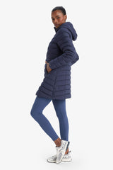 Water Repellent Regular Fit Hooded Puffer Parka Coat