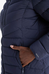 Water Repellent Regular Fit Hooded Puffer Parka Coat