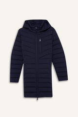 Water Repellent Regular Fit Hooded Puffer Parka Coat