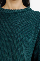 Regular Fit Crew Neck Chenille Sweater