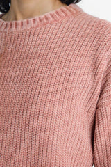 Regular Fit Crew Neck Chenille Sweater