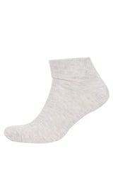 Mens 5-Pack Cotton Ankle Socks