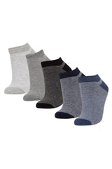 men 5-Pack Cotton Ankle Socks