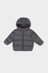 Baby Boy Hooded Zippered Coat