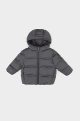 Baby Boy Hooded Zippered Coat
