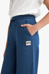 Girl's Wide Leg Elastic Waist Tracksuit Bottoms