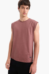 100% Cotton Boxy Fit Crew Neck Basic Plain Undershirt