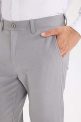 Tailored Fit Straight Leg Stretch Trousers